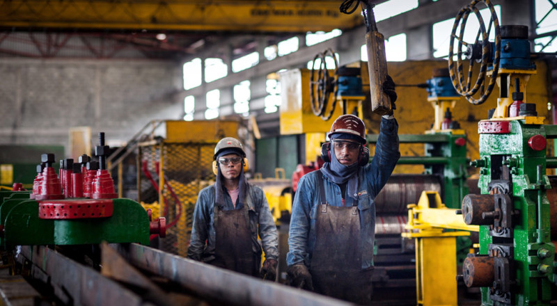 Para Ternium, en su planta de producción en Barranquilla.